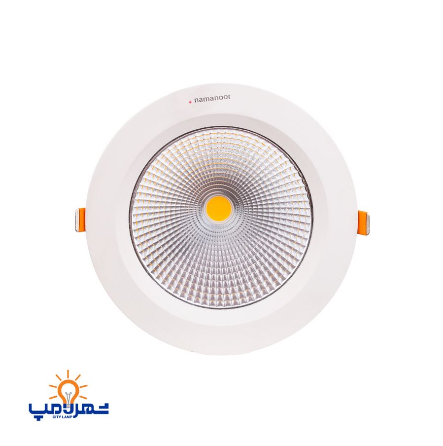 چراغ سیلندری 60 وات توکار گرد مدل 216R-R60 نمانور